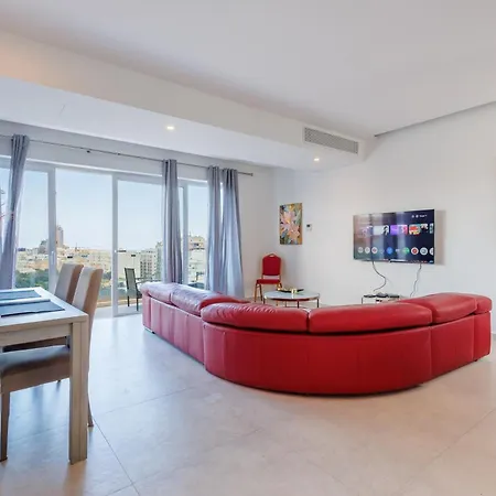 Valley & Sea View 2br Penthouse - 6 Mins To Balluta Bay By Quicktrips *